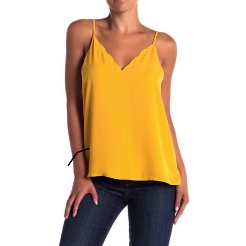 Scalloped camisole